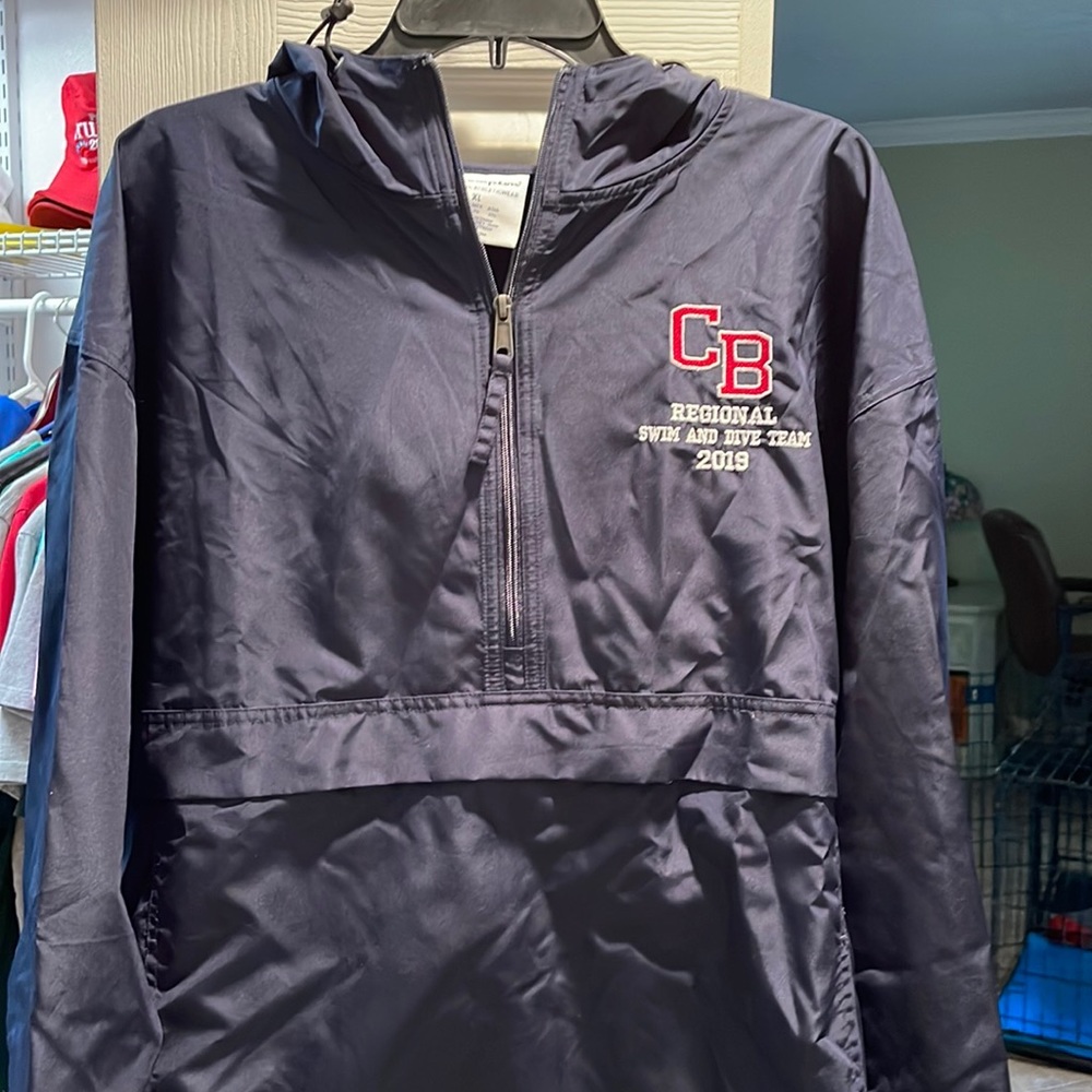 Me s champion quarter zip windbreaker